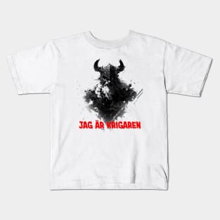 I Am the Warrior (Swedish) Kids T-Shirt